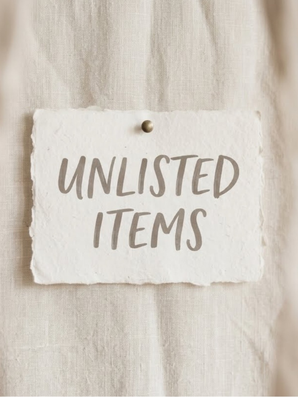 Item to be showcased during a live show.